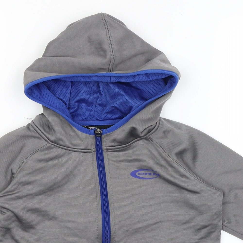 Crane Boys Grey   Pullover Hoodie Size 7-8 Years