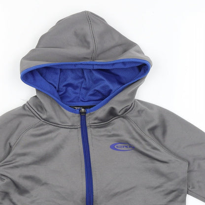 Crane Boys Grey   Pullover Hoodie Size 7-8 Years