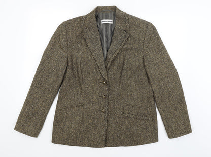 Gerry Weber Womens Brown   Jacket Blazer Size 16