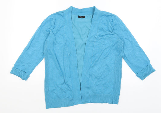 M&Co Womens Blue   Wrap Jumper Size 12