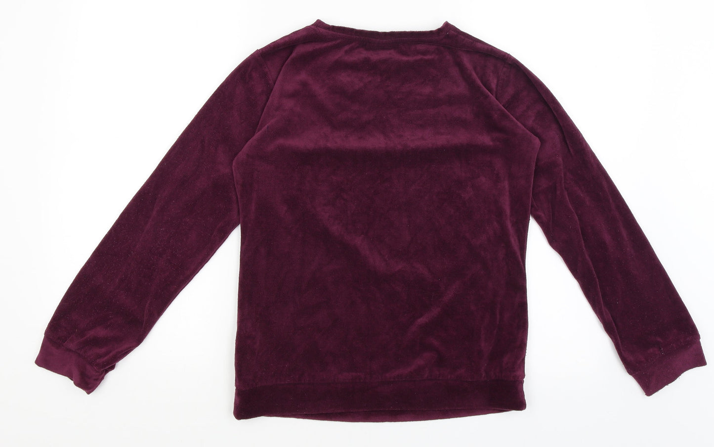 F&F Girls Purple Solid  Top Pyjama Top Size 12-13 Years  - 5 more minutes