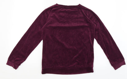 F&F Girls Purple Solid  Top Pyjama Top Size 12-13 Years  - 5 more minutes