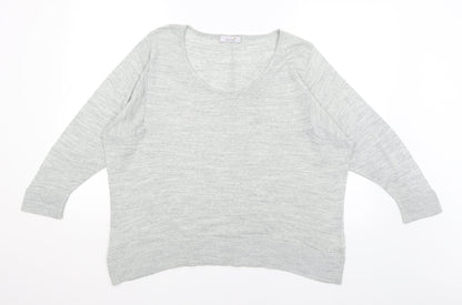 Per Una Womens Grey   Basic T-Shirt Size 14