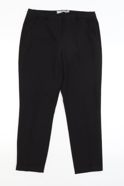 Womens UK Size 6 ASOS Regular Fit  Black Trousers