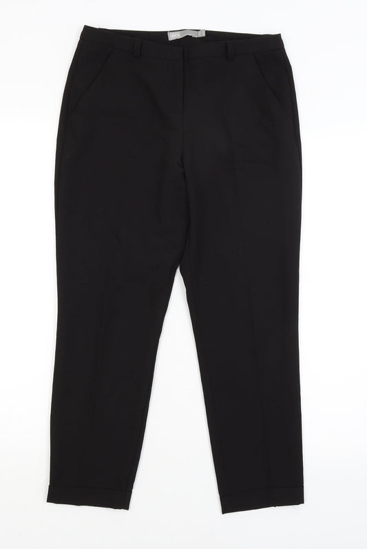 Womens UK Size 6 ASOS Regular Fit  Black Trousers