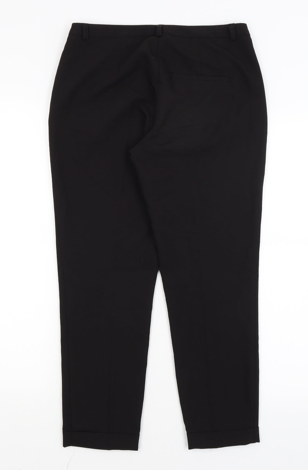 Womens UK Size 6 ASOS Regular Fit  Black Trousers