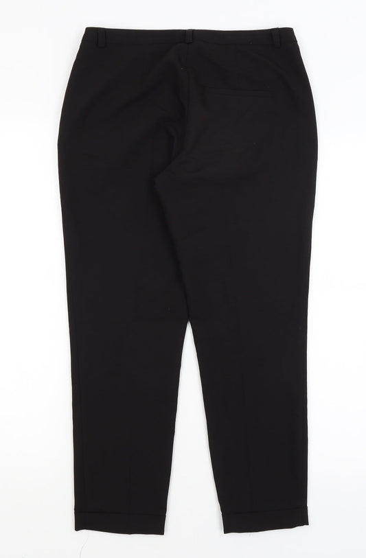 Womens UK Size 6 ASOS Regular Fit  Black Trousers