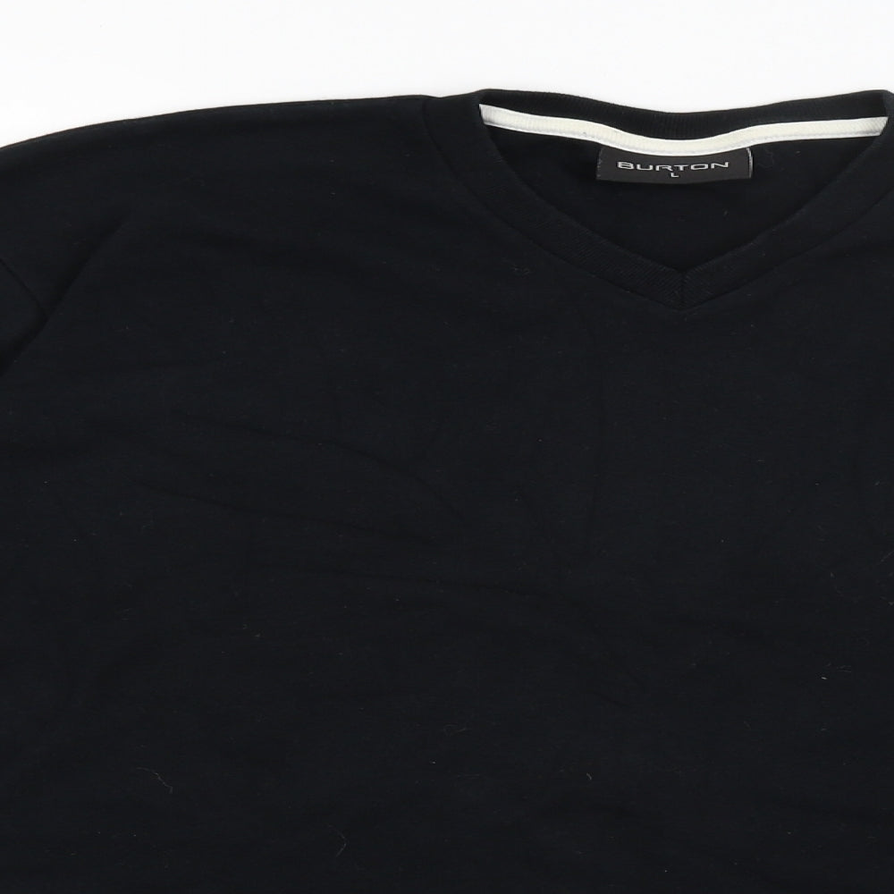 Burton Mens Black   Pullover Jumper Size L