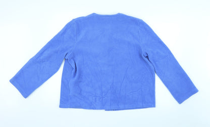 Marks and Spencer Womens Blue   Cardigan Jumper Size 14
