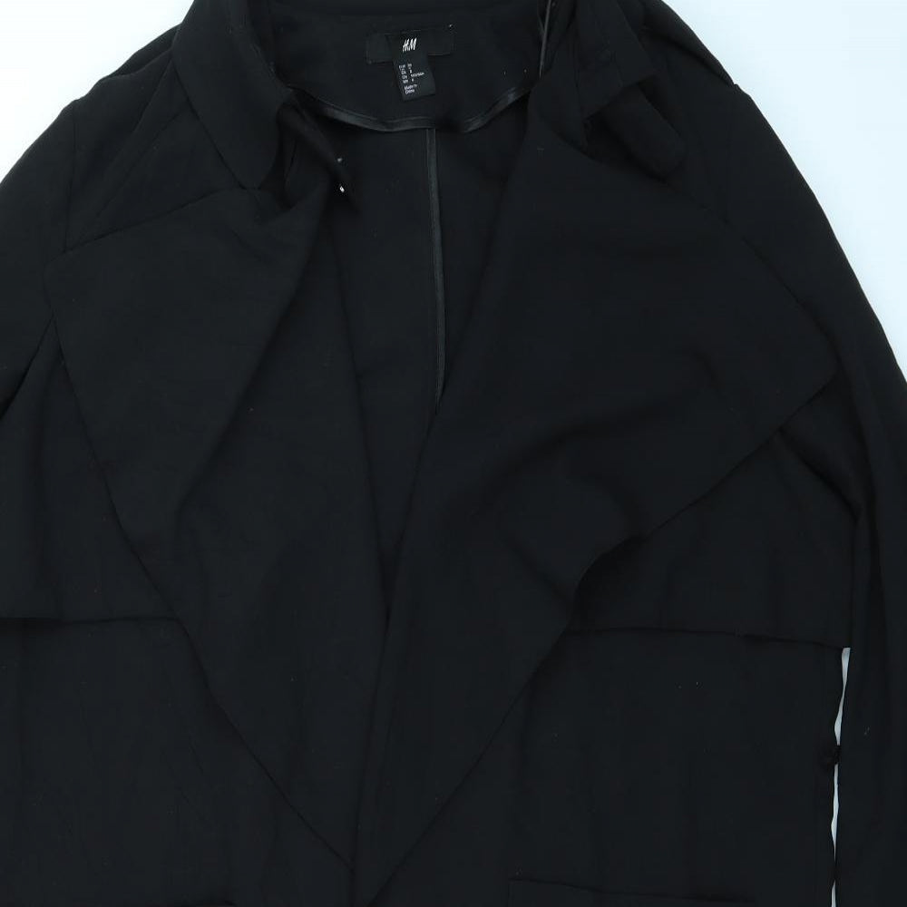 Womens UK Size 6 H&M Black Jacket