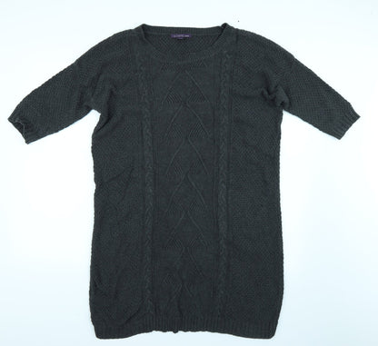 Mango Womens Grey   Jumper Dress  Size M