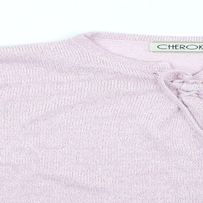 Cherokee Girls Pink   Basic Blouse Size 6-7 Years