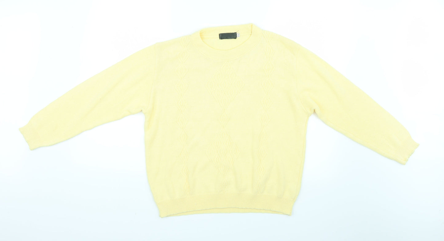 Preworn Womens Yellow   Pullover Jumper Size M