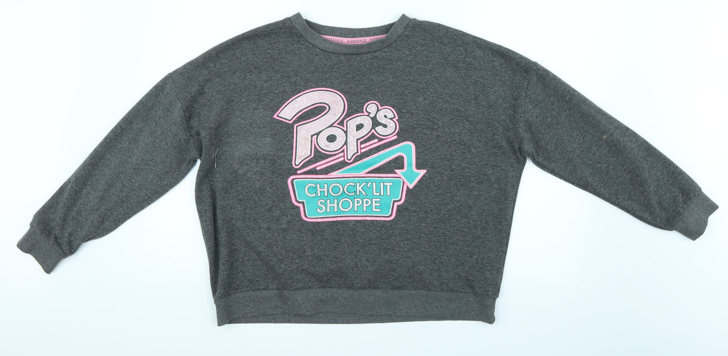 Primark Womens Grey   Pullover Jumper Size S  - riverdale