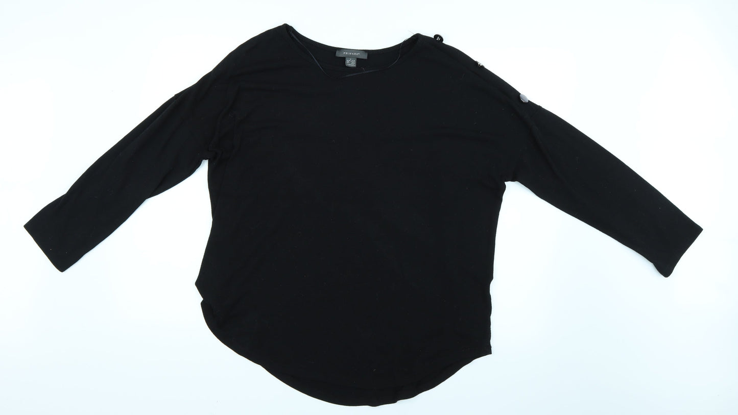 Primark Womens Black   Basic Blouse Size L