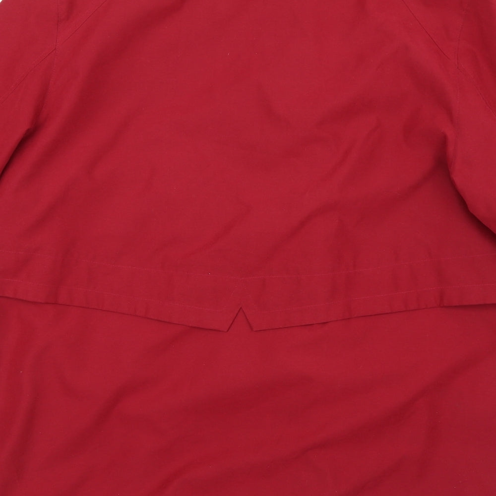 Womens UK Size 14 Marks and Spencer Red Overcoat