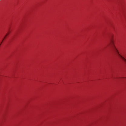 Womens UK Size 14 Marks and Spencer Red Overcoat