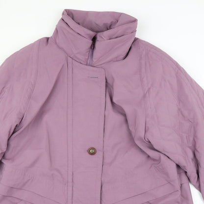 Preworn Womens Purple   Parka Coat Size 12