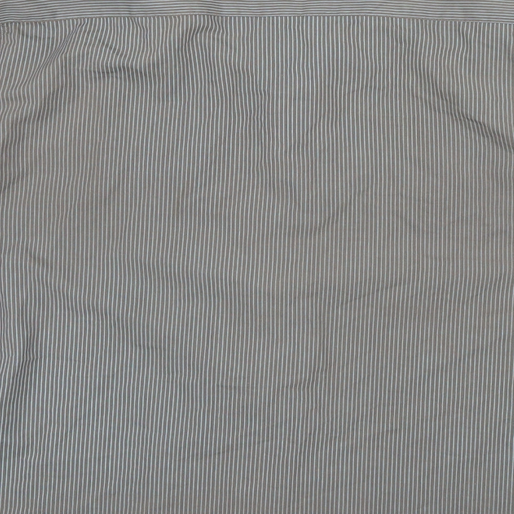 River Island Mens Blue Striped   Button-Up Size L