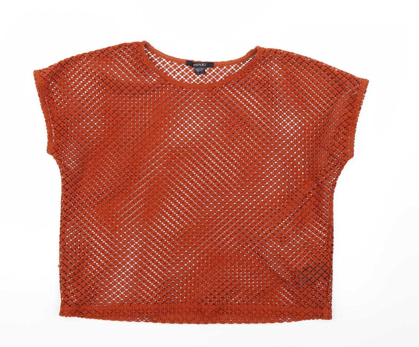 ESMARA Womens Orange   Basic Blouse Size M