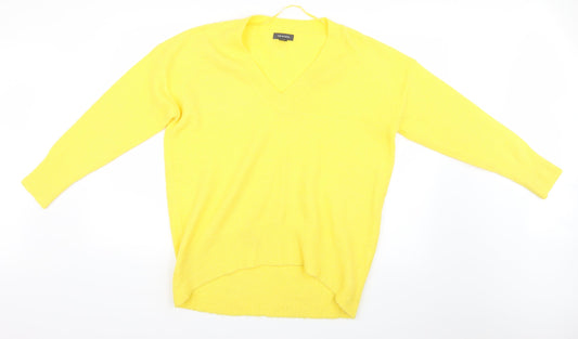 Primark Womens Yellow   Pullover Jumper Size XS
