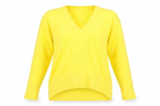 Primark Womens Yellow   Pullover Jumper Size XS