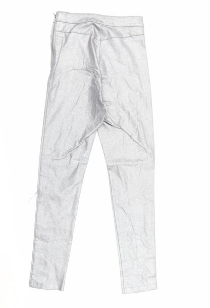 Womens UK Size S Preworn Regular Fit Jegging Silver Jeans