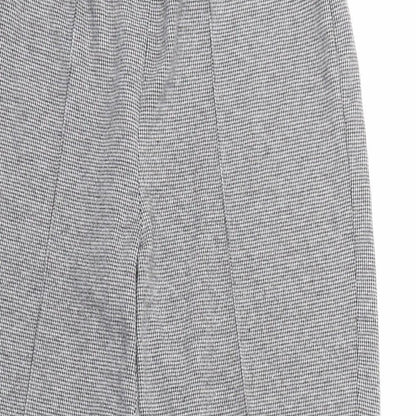 Classic Womens Grey Argyle/Diamond  Bloomer Trousers Size 12 L26 in - Comfort Plus