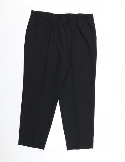Autonomy Womens Black   Trousers  Size 18 L24 in