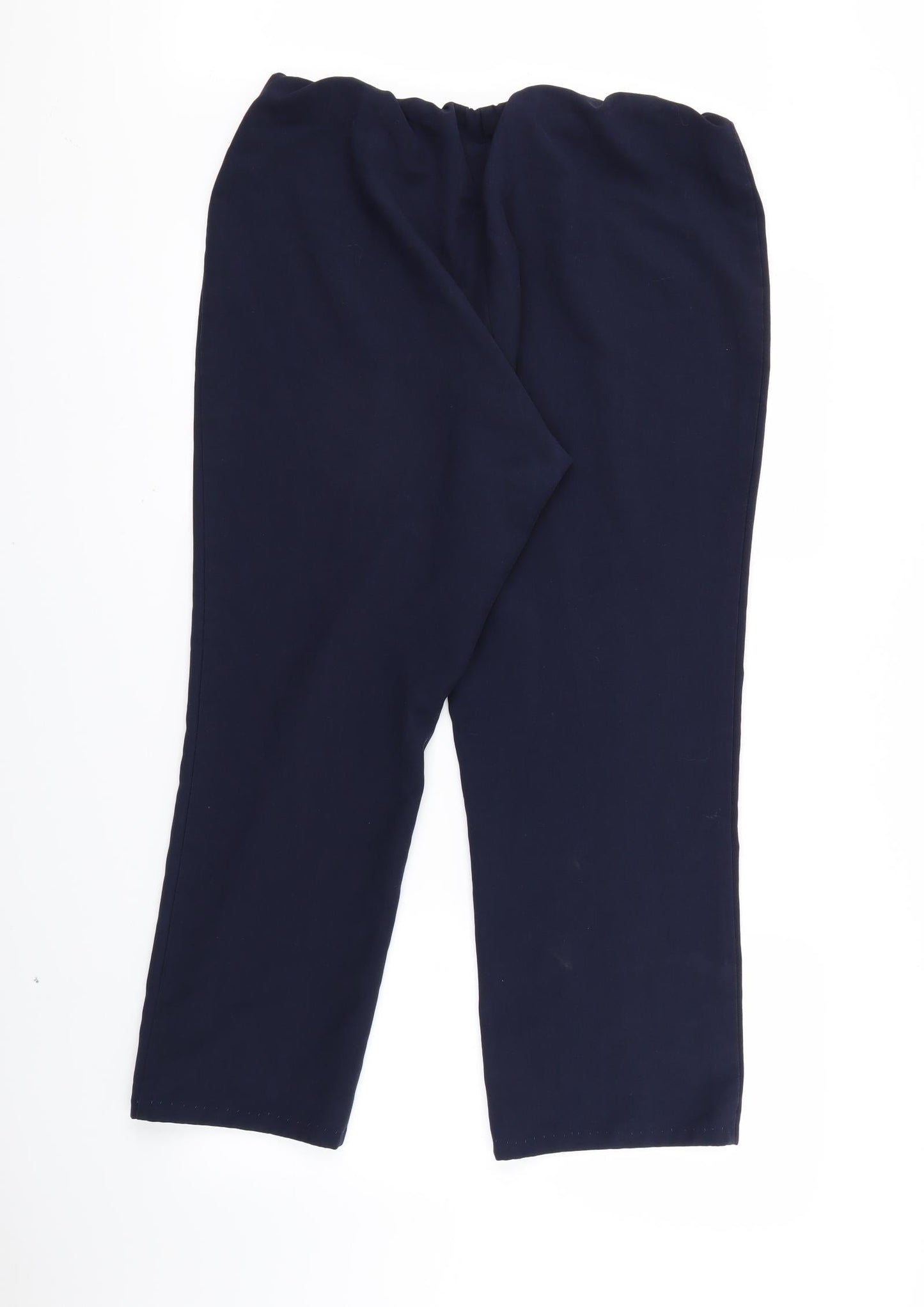 Womens UK Size 16 BM collection Regular Fit  Blue Trousers