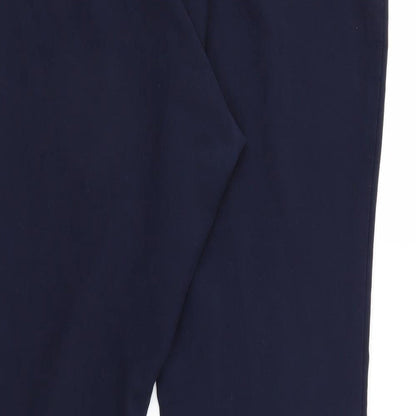 Womens UK Size 16 BM collection Regular Fit  Blue Trousers