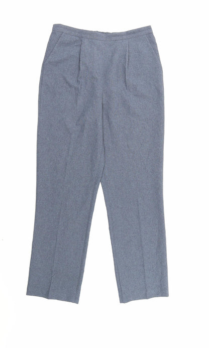 Bonmarché Womens Blue   Trousers  Size 12 L29 in