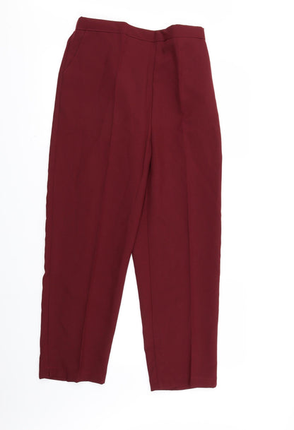 Womens UK Size 16 NSF Regular Fit  Red Trousers
