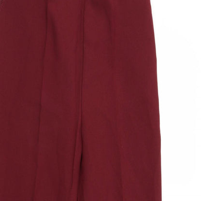 Womens UK Size 16 NSF Regular Fit  Red Trousers