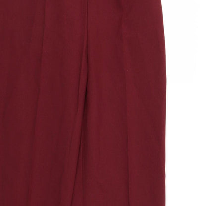 Womens UK Size 16 NSF Regular Fit  Red Trousers