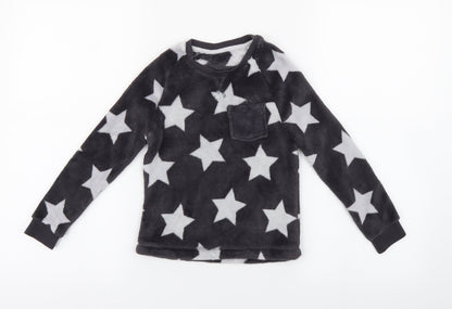 George Boys Grey Polka Dot   Pyjama Top Size 5-6 Years