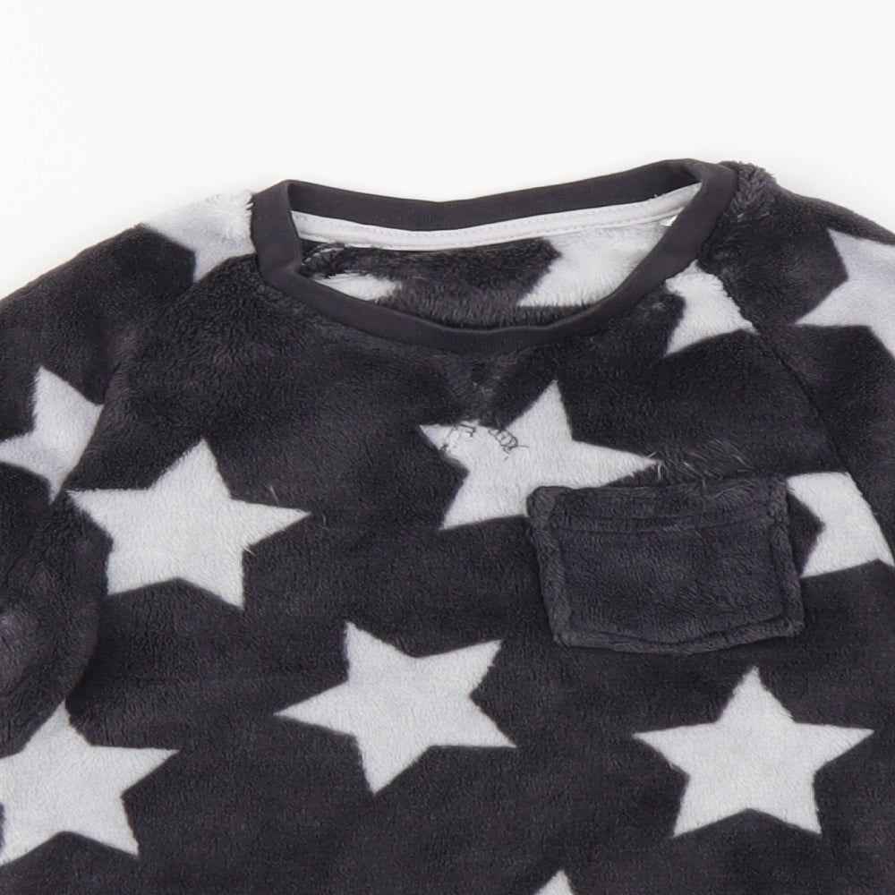 George Boys Grey Polka Dot   Pyjama Top Size 5-6 Years