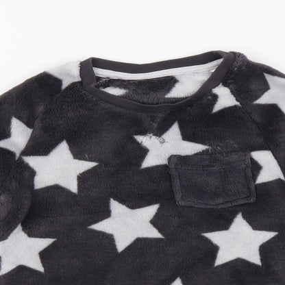 George Boys Grey Polka Dot   Pyjama Top Size 5-6 Years