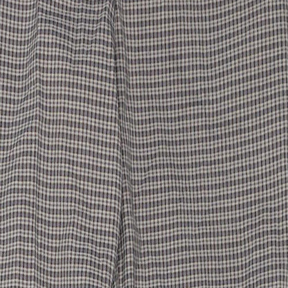 Warehouse Womens Brown Check  Dress Pants Trousers Size 8 L25 in