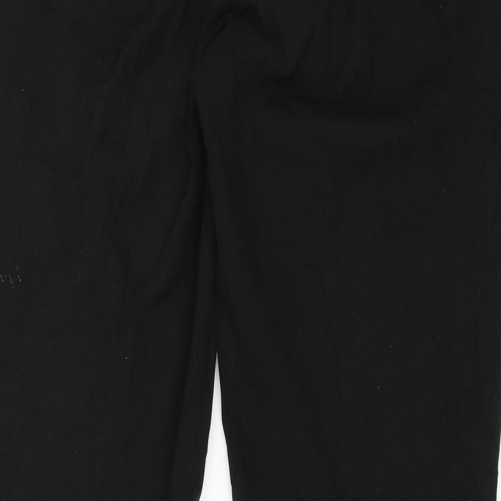 M&Co Womens Black   Dress Pants Trousers Size 14 L27 in