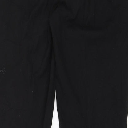 M&Co Womens Black   Dress Pants Trousers Size 14 L27 in