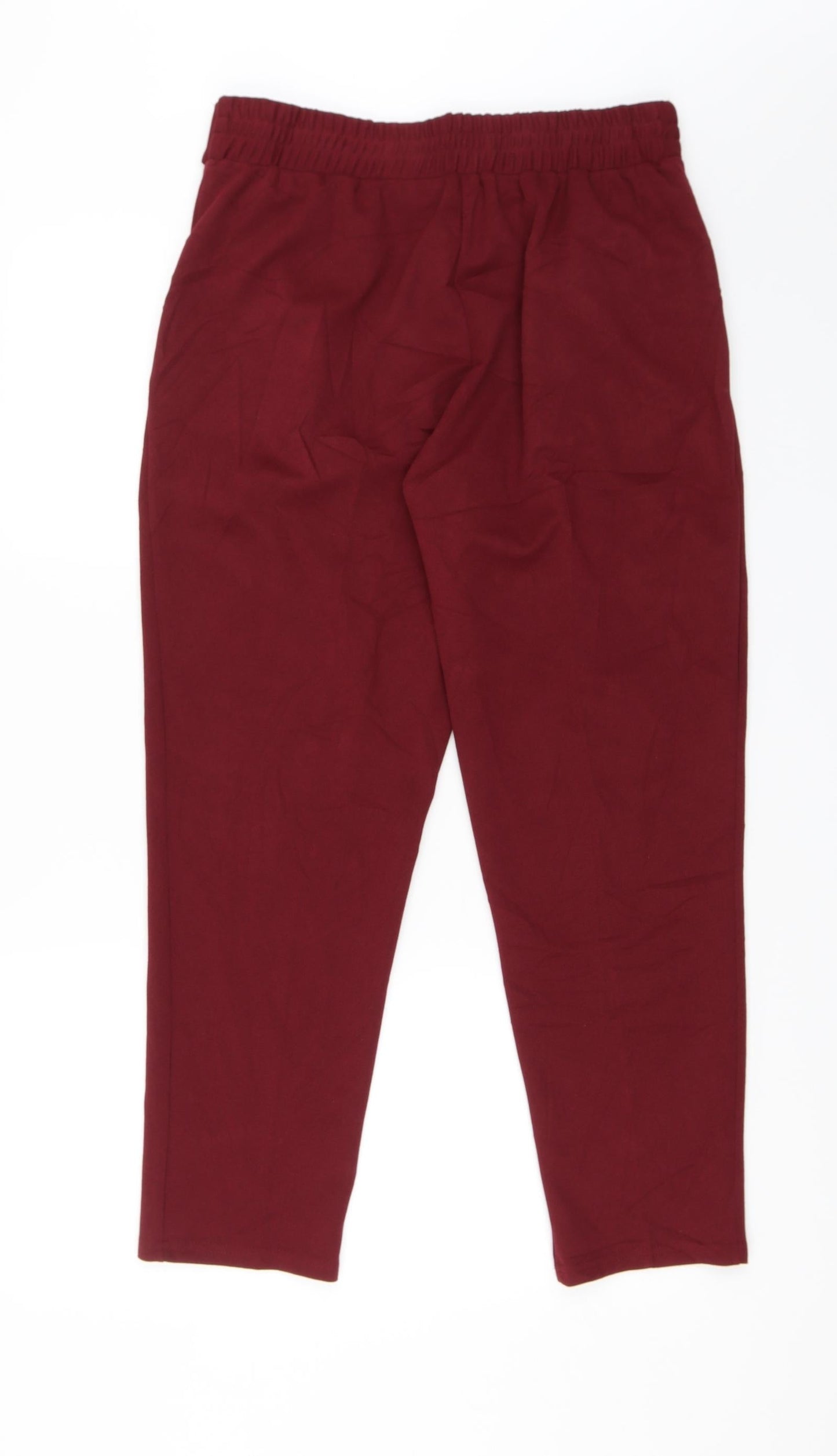 New Look Womens Red   Trousers  Size 10 L26 in