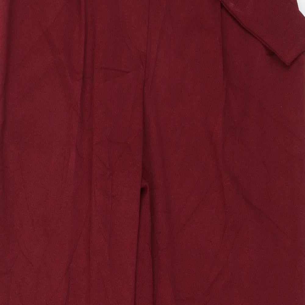 New Look Womens Red   Trousers  Size 10 L26 in