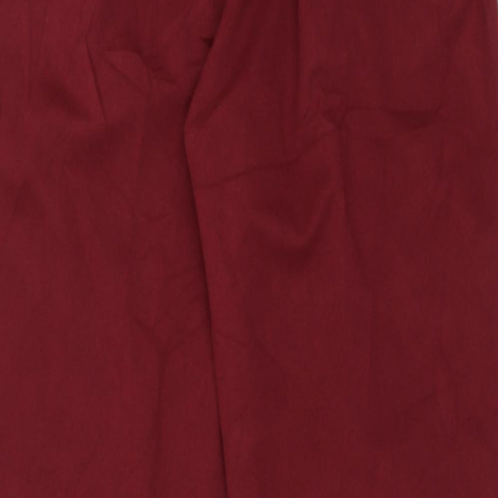 New Look Womens Red   Trousers  Size 10 L26 in