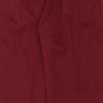 New Look Womens Red   Trousers  Size 10 L26 in