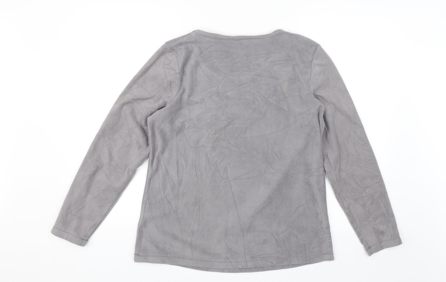ESMARA Womens Grey Solid  Top Pyjama Top Size M  - Exactly where you need to be