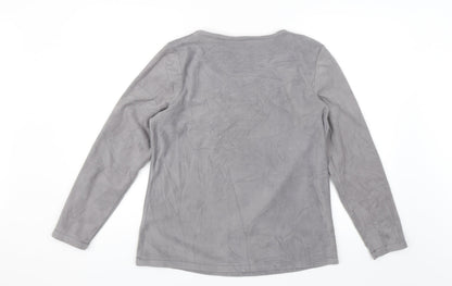 ESMARA Womens Grey Solid  Top Pyjama Top Size M  - Exactly where you need to be