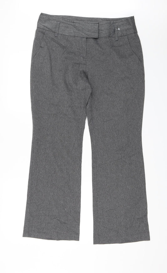 TU Womens Grey   Dress Pants Trousers Size 14 L29 in