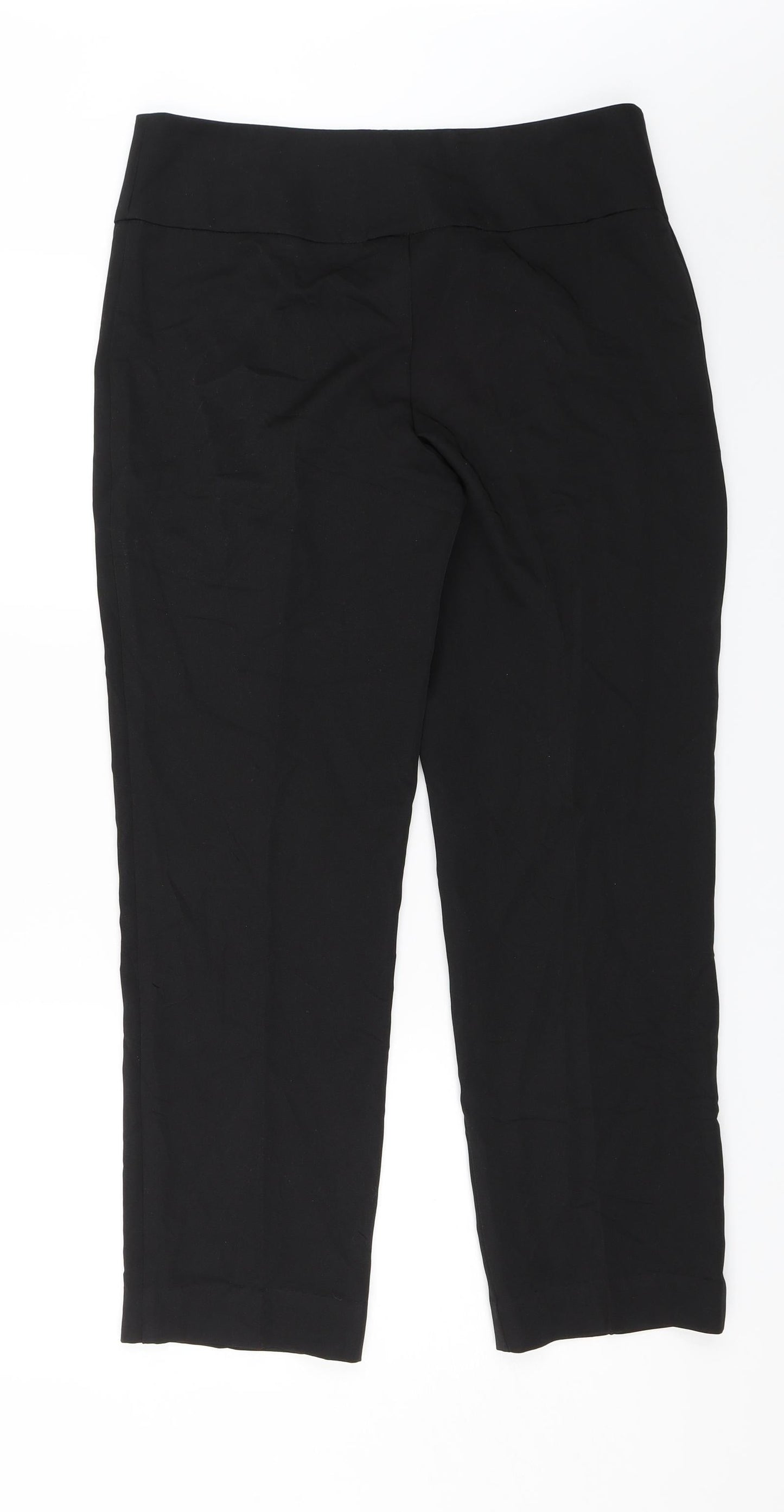 Salonwear Womens Black   Dress Pants Trousers Size 12 L25 in