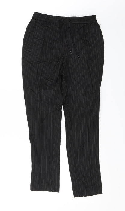 New Look Mens Black Striped  Trousers  Size 28 in L26 in